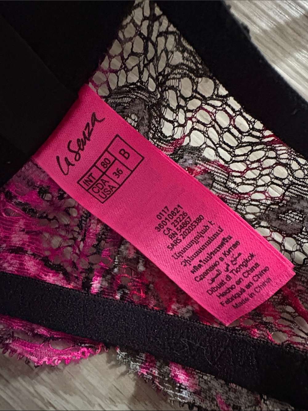 ๐ฅ2/$33๐ฅ La Senza Pushup Lace Bra - Picture 5 of 8